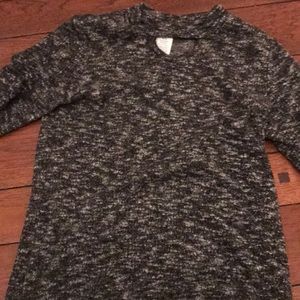 Grey long sleeve shirt with ruffle sleeves!